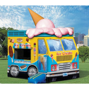 ice cream truck bounce house