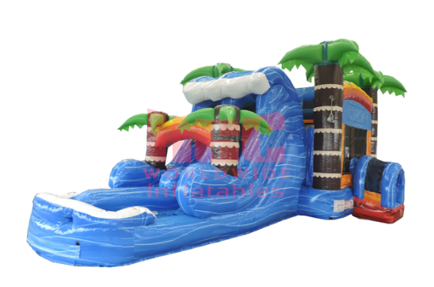 Palm Tree Inflatable Combo Unit water 